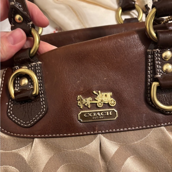 Coach Madison Sabrina op art satchel. Excellent condition - Picture 11 of 13